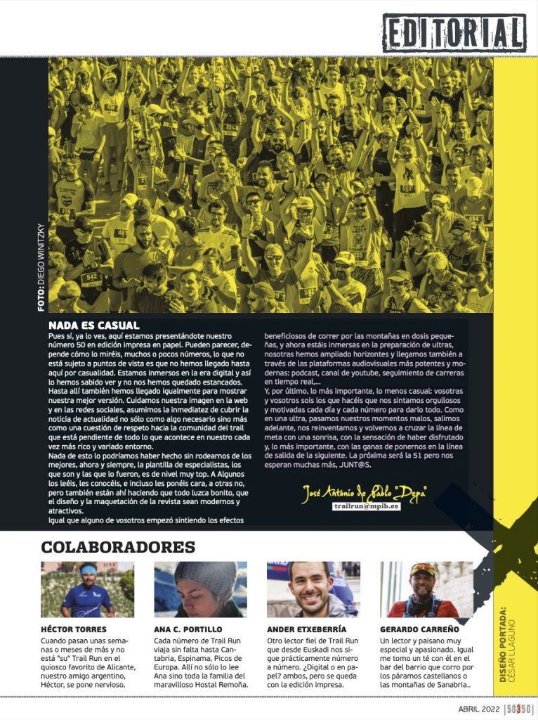 Editorial Revista TrailRun 50