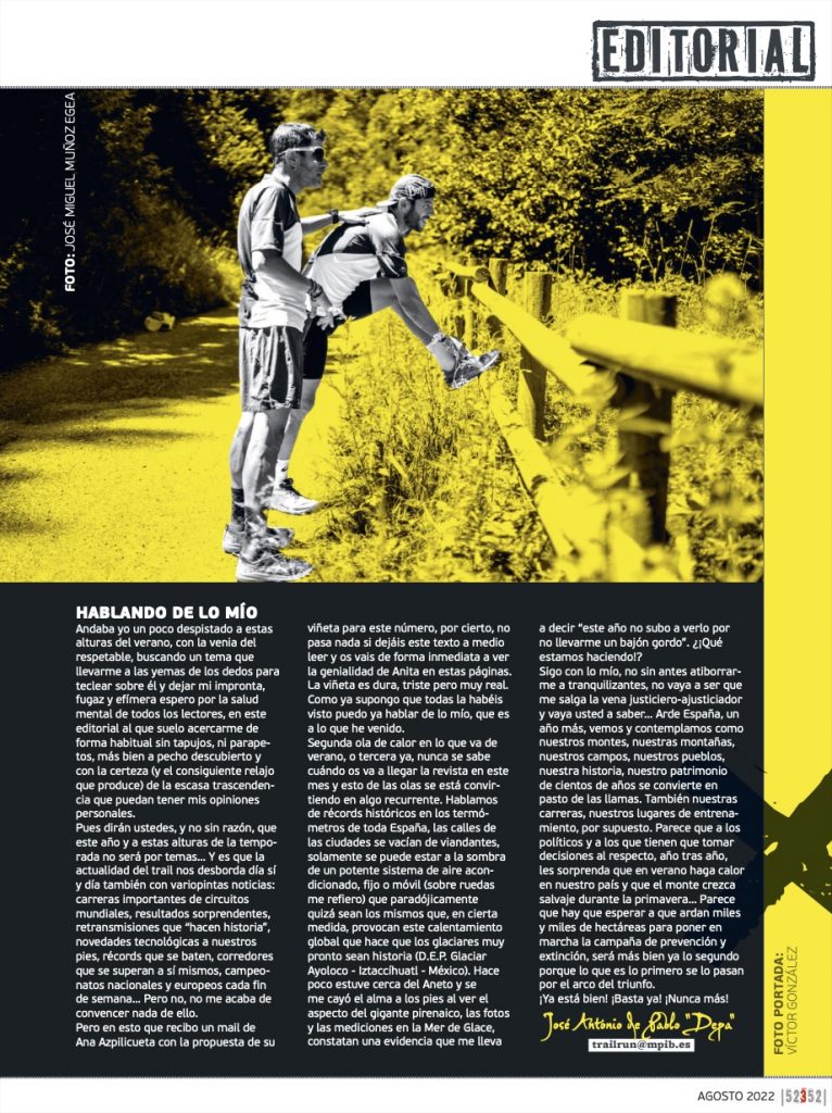 Editorial Revista TrailRun 52