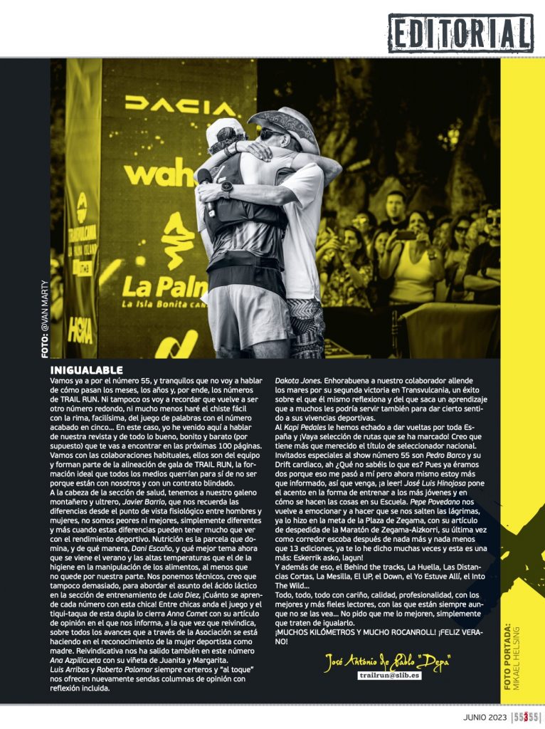 Editorial Revista TrailRun 55